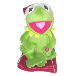 Disney Plush - Holiday Christmas Kermit The Frog - Wobblin' Toboggan