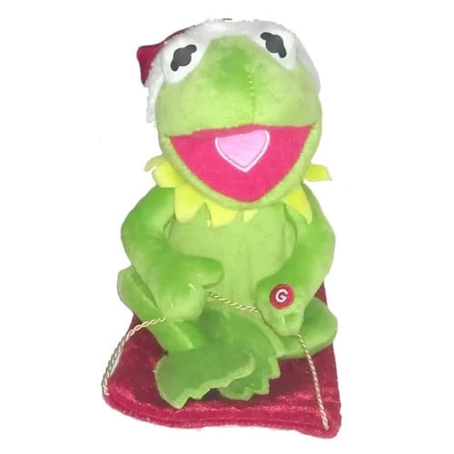 Disney Plush - Holiday Christmas Kermit The Frog - Wobblin' Toboggan 1 Disney Plush - Holiday Christmas Kermit The Frog - Wobblin' Toboggan