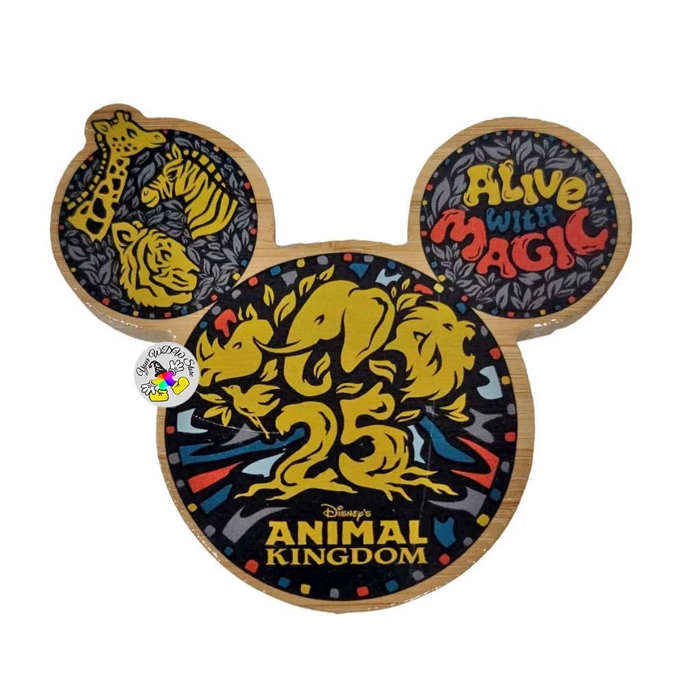 Disney Magnet - Animal Kingdom 25th Anniversary 1 Disney Magnet - Animal Kingdom 25th Anniversary