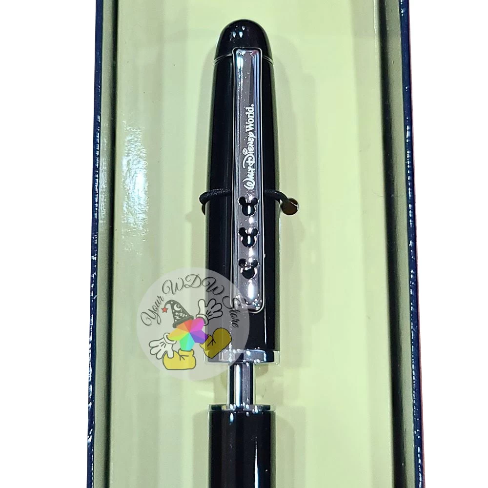 Disney Arribas Keepsake Pen - Mickey Icon - Bead Pen - Black 1 Disney Arribas Keepsake Pen - Mickey Icon - Bead Pen - Black