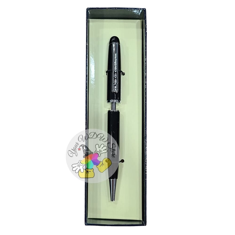 Disney Arribas Keepsake Pen - Mickey Icon - Bead Pen - Black 2 Disney Arribas Keepsake Pen - Mickey Icon - Bead Pen - Black - Image 2