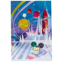 Disney Card Set - Disney Parks By Joey Chou -Disney 100783s6