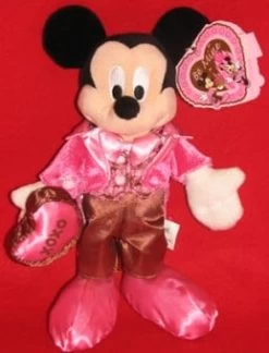 Disney Plush - Mickey Mouse - Valentine's Day 2008