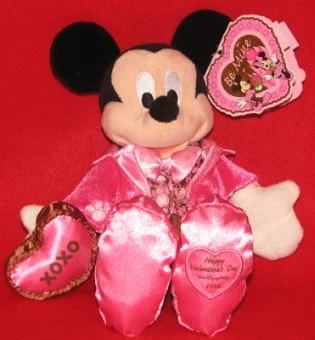 Disney Plush - Mickey Mouse - Valentine's Day 2008 2 Disney Plush - Mickey Mouse - Valentine's Day 2008 - Image 2