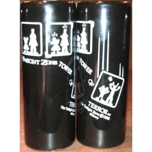 Disney Shooter Shot Glass - Tower Of Terror - The Twilight Zone Black 1 Disney Shooter Shot Glass - Tower Of Terror - The Twilight Zone Black