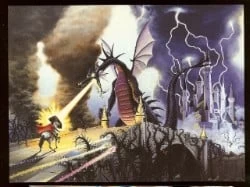 Disney Postcard - The Art Of Disney - Maleficent Dragon 1 Disney Postcard - The Art Of Disney - Maleficent Dragon