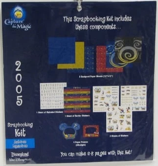 Disney World Scrapbooking Kit - 2005 - Mickey & Friends 1 Disney World Scrapbooking Kit - 2005 - Mickey & Friends