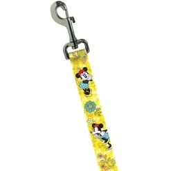 Disney Pet Leash - Yellow Classic Minnie Mouse With Flowers