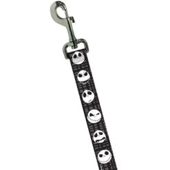 Disney Pet Leash - Nightmare Before Christmas Jack Skellington Skulls