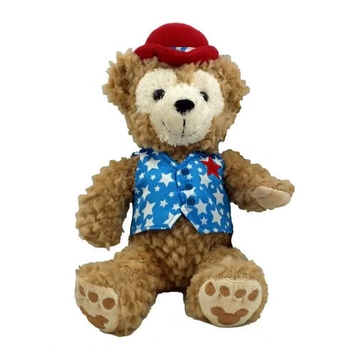 Disney Plush - Americana Duffy Bear - 9" 1 Disney Plush - Americana Duffy Bear - 9"