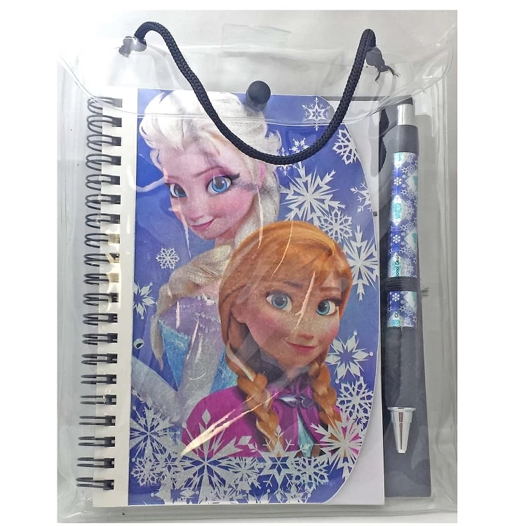 Disney Keepsake Journal Book & Pen - Frozen - Anna Elsa Faces 1 Disney Keepsake Journal Book & Pen - Frozen - Anna Elsa Faces