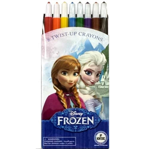 Disney Twist-Up Crayons Set - FROZEN - Princess Elsa & Anna 1 Disney Twist-Up Crayons Set - FROZEN - Princess Elsa & Anna