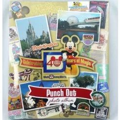 Disney Photo Album - Walt Disney World 40th Anniversary Punch Out