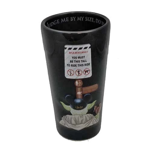 Disney Shooter Shot Glass - Star Wars Judge Me By My Size Yoda 1 Disney Shooter Shot Glass - Star Wars Judge Me By My Size Yoda