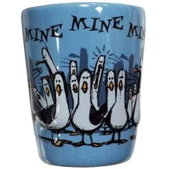 Disney Shot Glass - Finding Nemo - Mine, Mine, Mine - BLUE