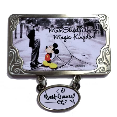 Disney Magnet - Main Street USA Magic Kingdom - Walt And Mickey 1 Disney Magnet - Main Street USA Magic Kingdom - Walt And Mickey