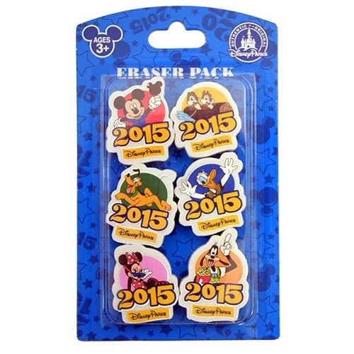 Disney Erasers Collector Pack - 2015 Character Pack 1 Disney Erasers Collector Pack - 2015 Character Pack