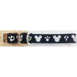 Disney Tails Dog Collar - Reflective - Black