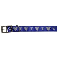 Disney Tails Dog Collar - Reflective - Blue