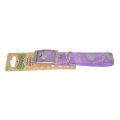 Disney Tails Dog Collar - Reflective - Purple