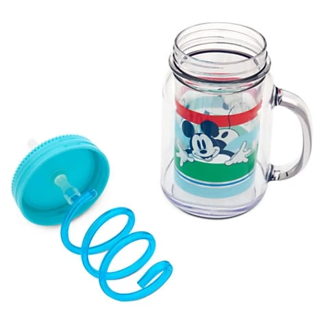 Disney Jelly Jar With Straw - Summer Fun - Small 3 Disney Jelly Jar With Straw - Summer Fun - Small - Image 3