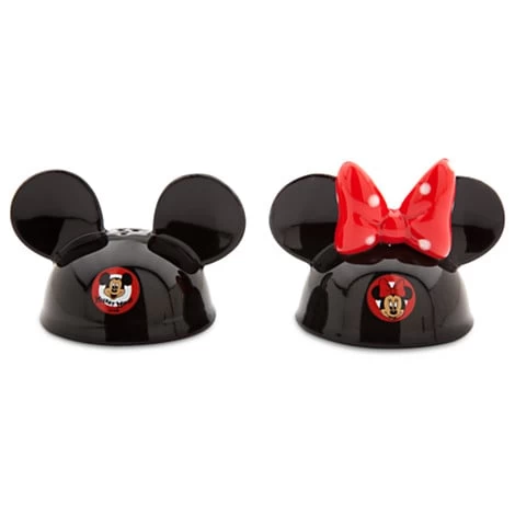 Disney Salt And Pepper Shakers - Mickey And Minnie Mouse Ear Hat 1 Disney Salt And Pepper Shakers - Mickey And Minnie Mouse Ear Hat