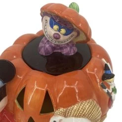 Disney Cookie Jar - Halloween Pumpkin - Sorcerer Mickey Cheshire Cat Lucky Tinker Bell 10 Disney Cookie Jar - Halloween Pumpkin - Sorcerer Mickey Cheshire Cat Lucky Tinker Bell -Disney 3951 5