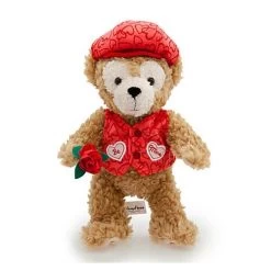 Disney Duffy Bear Plush - Valentine's Day - 9" H