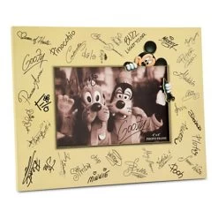 Disney Picture Frame - Characters Signatures - 4 X 6