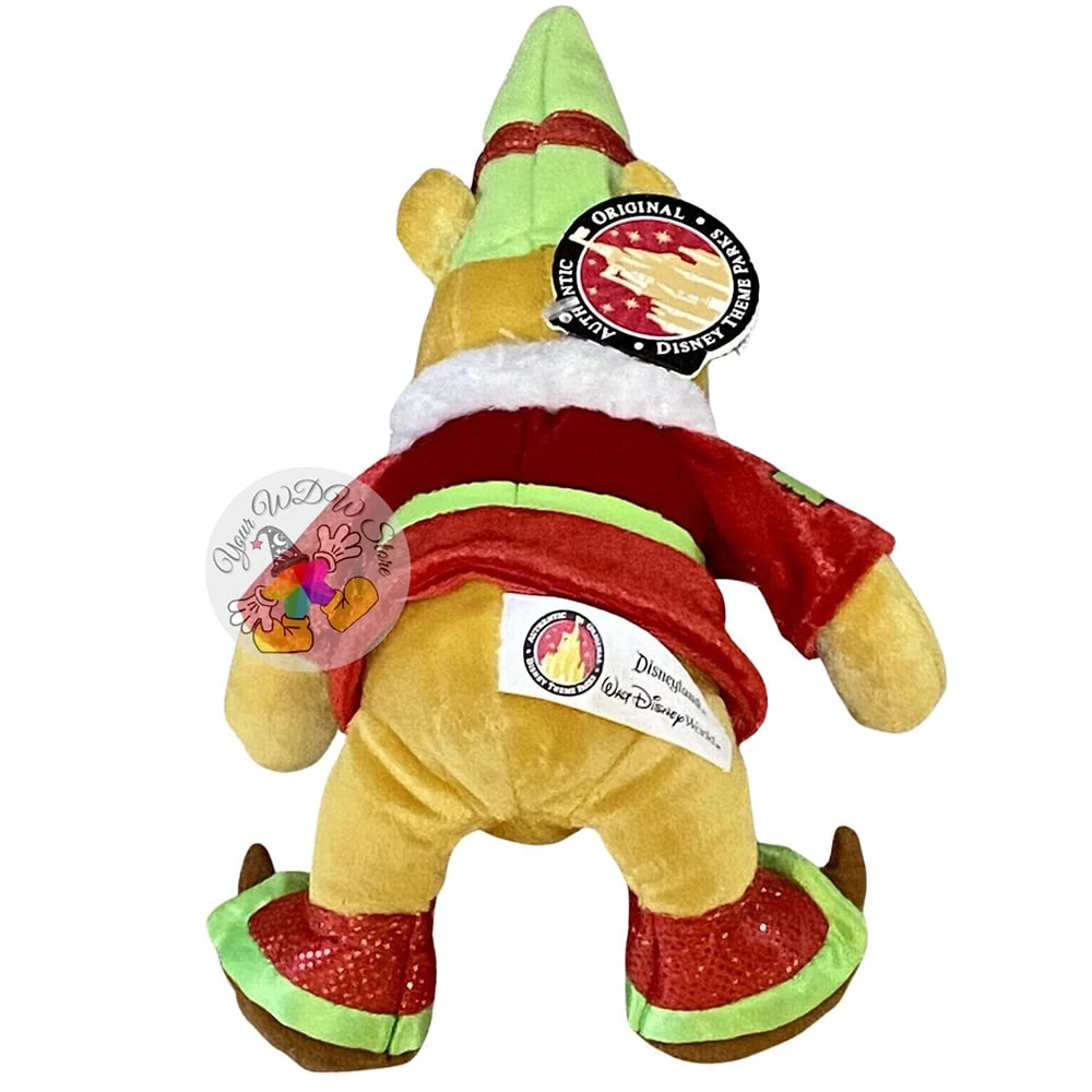 Disney Plush - Christmas Holiday Pooh Bear - Santa Elf 3 Disney Plush - Christmas Holiday Pooh Bear - Santa Elf - Image 3