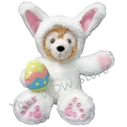 Disney Duffy Bear Plush - Easter Bunny - 9''