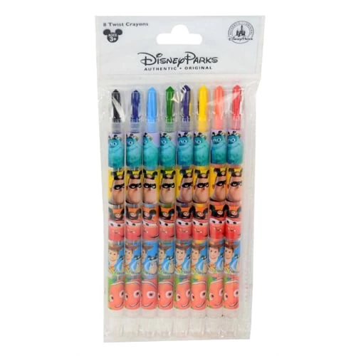 Disney Crayon Set - Pixar Twist Up - 8 Count 1 Disney Crayon Set - Pixar Twist Up - 8 Count
