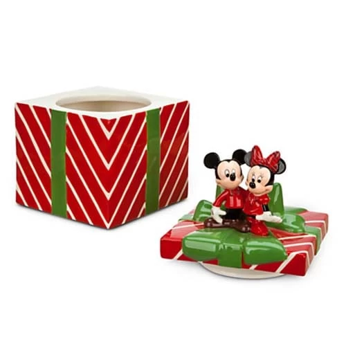 Disney Cookie Jar - Mickey And Minnie Mouse Holiday Gift 2 Disney Cookie Jar - Mickey And Minnie Mouse Holiday Gift - Image 2