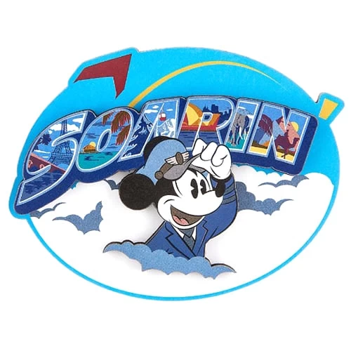 Disney Magnet - Soarin Pilot Mickey Mouse 1 Disney Magnet - Soarin Pilot Mickey Mouse