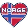 Disney Magnet - Epcot World Showcase - Norway Flag Heart