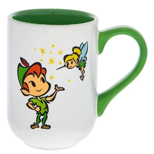 Disney Coffee Cup - Peter Pan, Tink & Castle Sketch Art 1 Disney Coffee Cup - Peter Pan, Tink & Castle Sketch Art