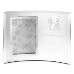 Disney Arribas Picture Frame - Cinderella And Prince Charming - Glass - 4 X 6