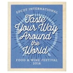 Disney Magnet - Epcot Food And Wine Festival 2016 Taste Your Way