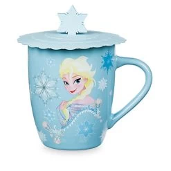 Disney Coffee Cup - Frozen - Anna And Elsa With Lid