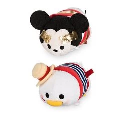 Disney Tsum Tsum Mini 3 1 / 2" Plush Set - Mickey Mouse & Donald Duck - Italy