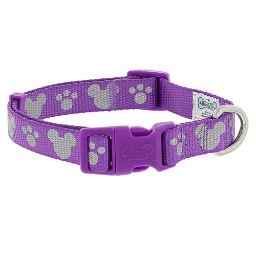 Disney Tails Dog Collar - Reflective Icons - Purple 2 Disney Tails Dog Collar - Reflective Icons - Purple - Image 2