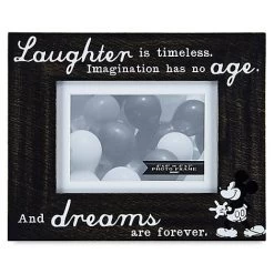 Disney Picture Frame - Laughter And Dreams - Wood - 4"x6" Or 5''x7''