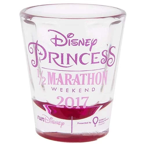 Disney Shot Glass - Princess Half Marathon Weekend 2017 1 Disney Shot Glass - Princess Half Marathon Weekend 2017