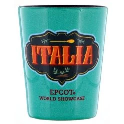 Disney Shot Glass - Epcot Italy Map
