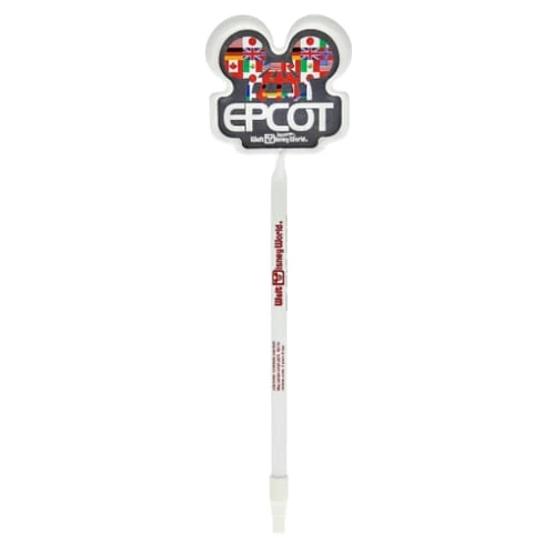 Disney Inkbend Pen - Mickey Icon Epcot Logo With World Showcase Flags 2 Disney Inkbend Pen - Mickey Icon Epcot Logo With World Showcase Flags - Image 2