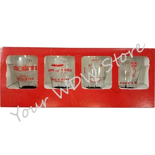 Disney Mini Glass Set - 2017 Food And Wine - Brews Around The World 1 Disney Mini Glass Set - 2017 Food And Wine - Brews Around The World