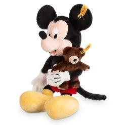Disney Plush - Mickey Mouse W/ Teddey Bear By Steiff - 12''