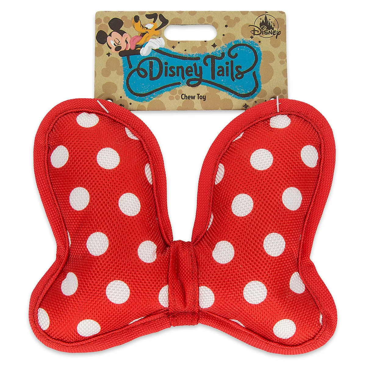 Disney Tails Pet Toy - Minnie Bow Squeaky Pet Chew Toy 2 Disney Tails Pet Toy - Minnie Bow Squeaky Pet Chew Toy - Image 2