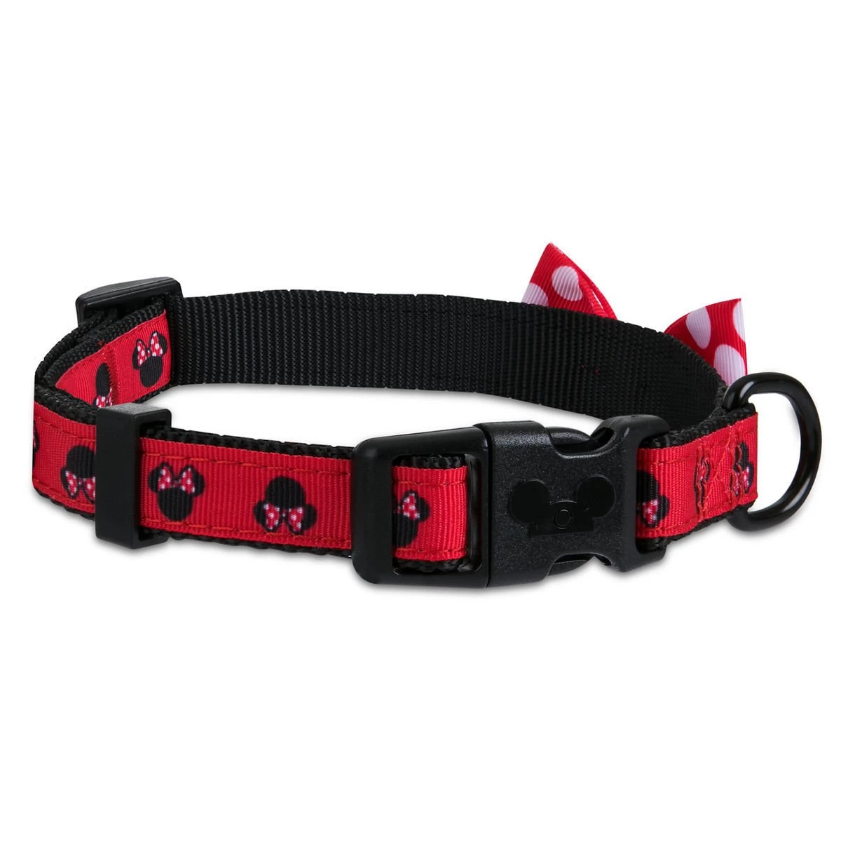 Disney Tails Dog Collar - Minnie Polka Dot With Bow 2 Disney Tails Dog Collar - Minnie Polka Dot With Bow - Image 2