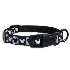 Disney Pet Tails Collar - Black And White Mickey Icons